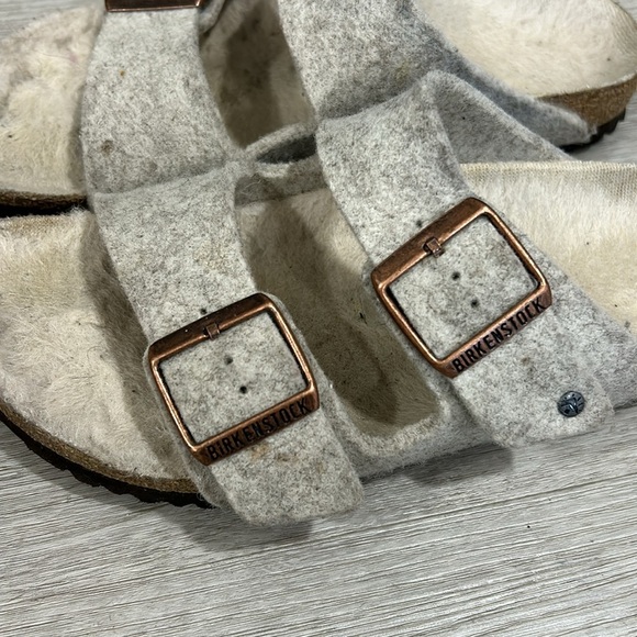 Birkenstock Arizona Rivet in felt eggnog - Picture 6 of 11